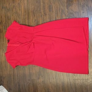 Red cocktail style dress